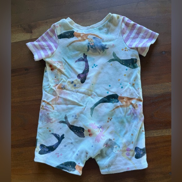 Mermaid Romper 3-6m - Picture 2 of 2